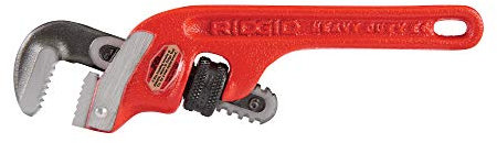 RIDGID 31050 Modell E-6 Rohrzange gekröpft für schwere Beanspruchung, 6 Sanitär-Schraubenschlüssel