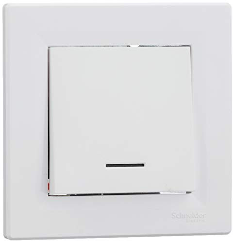 Schneider Electric - Interrupteur va et vient avec voyant lumineux Asfora