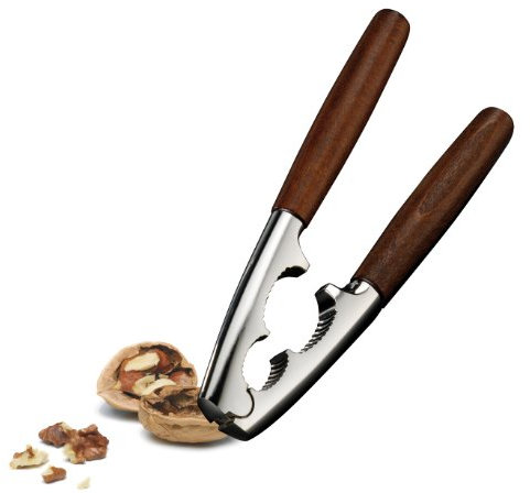 Westmark Nussknacker, Monopol Edition, Mit Holzgriffen, Länge: 18,1 cm, Zinkdruckguss, Estetico, Silber/Braun, 16803380