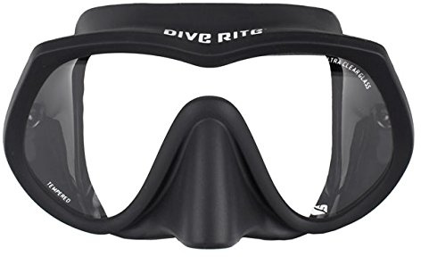 Dive Rite UltraClear Frameless Mask, Black