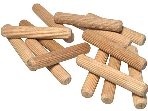 JOWE Holzdübel aus Buche 8x30mm, 300 Stk | Dübel 8 mm | 8er Riffeldübel gefertigt und verpackt in Österreich