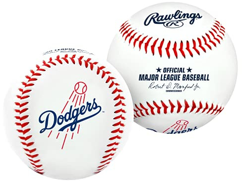 Rawlings Pelota de béisbol con Logo de MLB, MLB, Color Blanco, tamaño Official