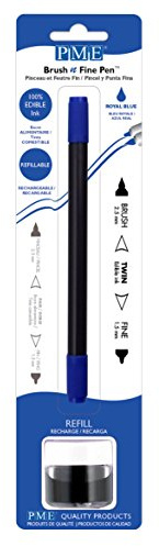 PME Royal Blue Brush and Fine Pen
