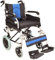 Lightweight Aluminium Folding Transit Wheelchair with 20-inch Extra Wide seat ECTR02-20