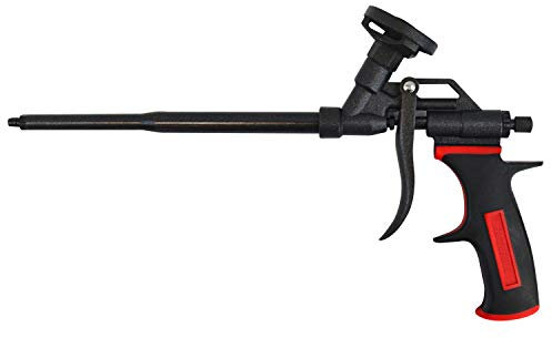 Faithfull Non Stick Foam Gun, Heavy-Duty, Fully Coated Non-Stick Body, Stainless Steel Barrel & Needle, Sealant Dispensing Spray Applicator