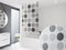 KS Handel 24 Basic DUSCHROLLO 160x240 cm Modell Retro DUSCHVORHANG GRAU ANTHRAZIT! Shower Rollo Grey!