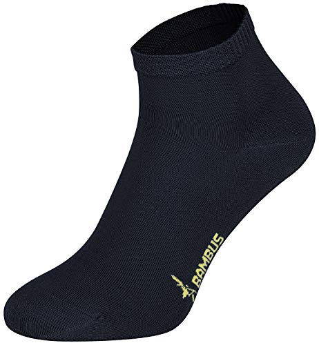 Tobeni 6 Paires Femme Homme Chaussettes Bambou Court Unisexe