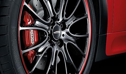 Original Mini JCW schwarz Radnabenabdeckung mit John Cooper Works Logo 54 mm 36136778917