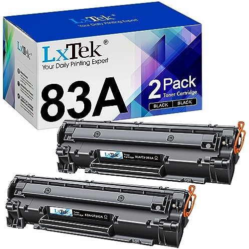 LxTek Compatibili Cartucce di Toner Sostituzione per HP 83A CF283A per LaserJet Pro M201dw M201n per MFP M225dn M225dw M125a M125rnw M125nw M127fn M127fp M127fs M127fw (Nero, 2-Pack)