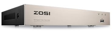 ZOSI 8CH 5MP Lite H.265+ Videograbador de Vigilancia para Kit de Cámaras Seguridad, Detección de Movimiento, Remoto P2P, sin Disco Duro