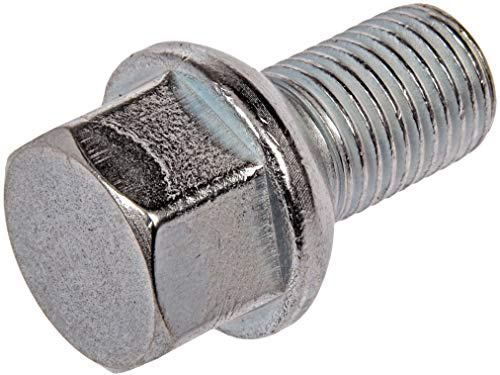 Dorman 610-250 M14-1.50 Wheel Bolt - 19 mm Hex, 20 mm Thread Length Compatible with Select Porsche/Volkswagen Models, 10 Pack