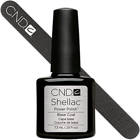 CND Shellac BASE COAT NAIL POLISH 7.3 ml with Free CND Professional Nail File