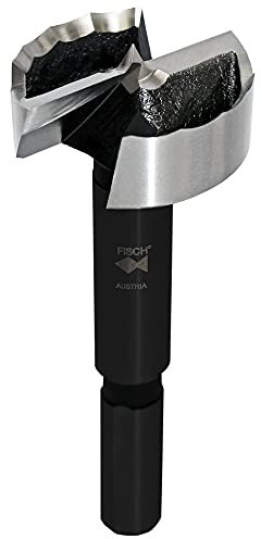 Fisch 31704000 Wave-Cutter Mèche Forstner à Coupe Ondulée, Argent/Gris, Ø 10 x 30 mm/40 x 60/90 mm