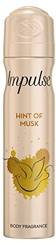 Impulse Hint Of Musk with a seductive floral scent Body Spray Deodorant aerosol perfect for on the go 75 ml