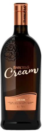 Ron Barceló Cream, crema de licor a base de ron dominicano, botella de 700ml