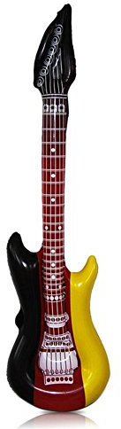 EM(P) 2016 Gonfiabile Chitarra gonfiabile nero/rosso/giallo