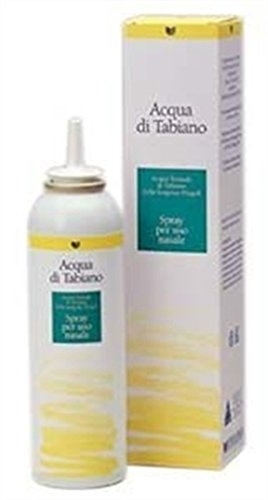 Acqua di Tabiano Spray Nasale 150 ml - Spray Nasale con Acqua Termale Pura - Microdoccia per Favorire la Respirazione - Senza Conservanti