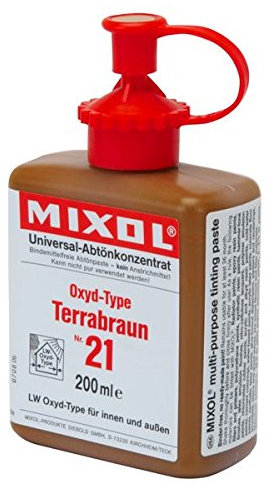 200ml MIXOL Universal-Abtönkonzentrat # 21 Oxyd-Terrabraun, Oxyd Terrabraun, 4002926212006