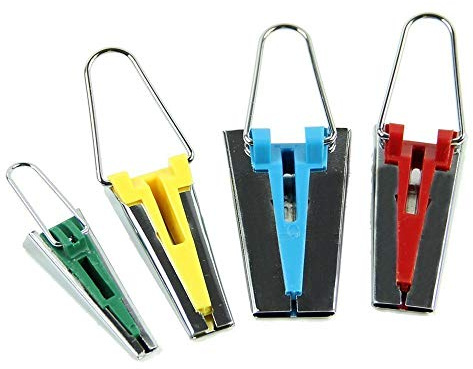AKORD Fabric Bias Tape Maker Tool for Sewing, Metal, Multi-Colour, 5 x 1.5 x 1.5 cm