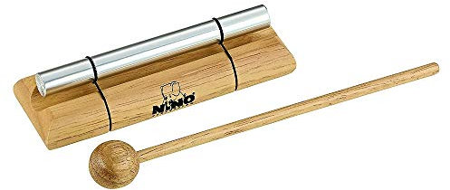 Nino Percussion Energy Chimes Musikinstrument – Klein – inklusive Schlägel – für Kinder ab 3 Jahren – Holz und Aluminium, Natur (NINO579S)