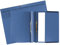 Exacompta 370407B 25er Pack Premium Kanzlei Hängehefter Exaflex Rechtsheftung, zwei Abheft-Vorrichtungen, extra starker Recycling Karton Dehntasche für Büro Kanzlei und Anwälte Blauer Engel Blau, 2x Rechtsheftung