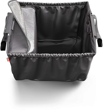 achilles Borsa per Carrello della Spesa, Pieghevole e Termica, Borsa della Spesa per Tutti i Carrelli della Spesa, (Nero)(54x35x39 cm)