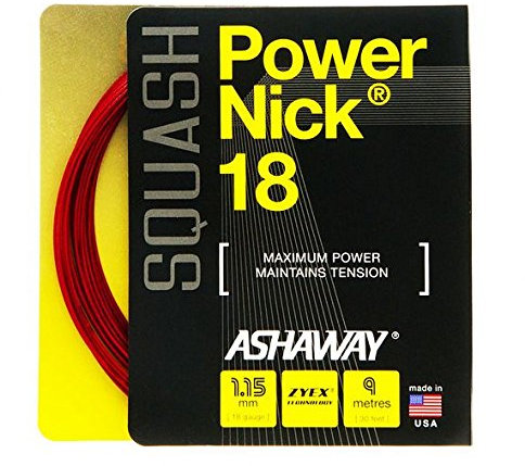 ASHAWAY PowerNick 18 Squash Saite Set