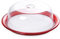 Bandeja para tartas Omada Design con tapa transparente, apta para dulces y tartas, diámetro 25 cm, línea Globo
