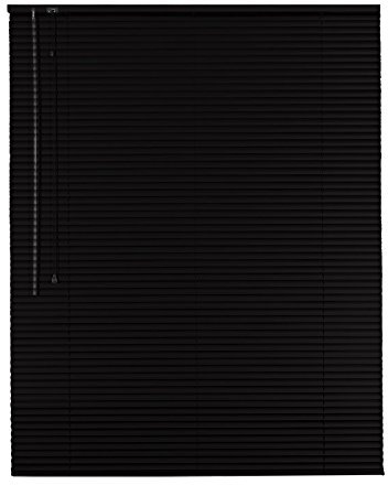 Hochwertige Aluminium Jalousie Jalousette Rollo 140 x 110 cm / 140x110 cm in Farbe schwarz - Bedienseite links // Fensterjalousie/Fensterjalousette/Alulamellen/Alu-Lamellen