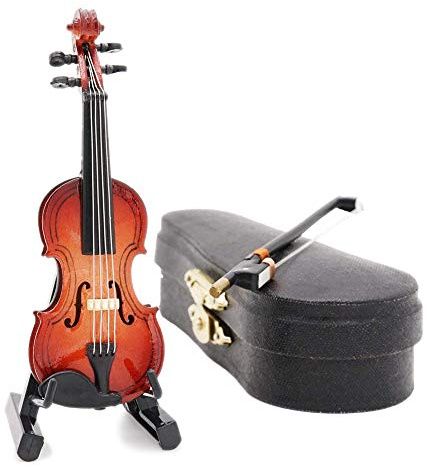 Odoria Violon Miniature 1/6 Instrument de Musique Accessoire Maison de Poupée