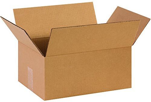 PARTNERS BRAND Moving Boxes, Medium 14 x 10 x 6 (25 Pack), Corrugated Cardboard Box for Packing Packaging Mailing Storage & Shipping for Home or Office, 32 ECT - Pack of 25