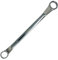 Dapetz ® Offset Double Ring Spanner 24mm - 27mm Metric Box End Wrench, Chrome Vanadium Steel, 75 Degree Offset Double End Box, 12 Point Long Spanner Tool
