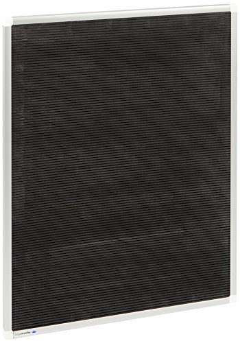 Legamaster 7-600052 Premium Rillentafel, Hartgummi, 80 x 60 cm, vertikal, schwarz