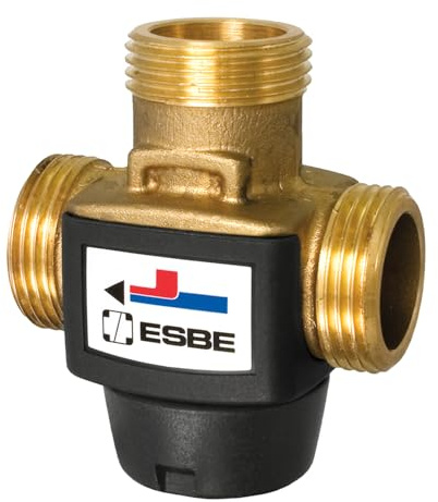 Vanne de charge ESBE vTC 312 60 °C regeleinsatz pour chaudière à combustible solide (colonne kamineinsätze et efficace)