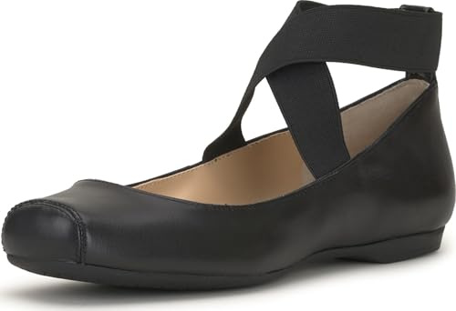 Jessica Simpson womens Mandalaye Ballet Flat, Black, 8 US