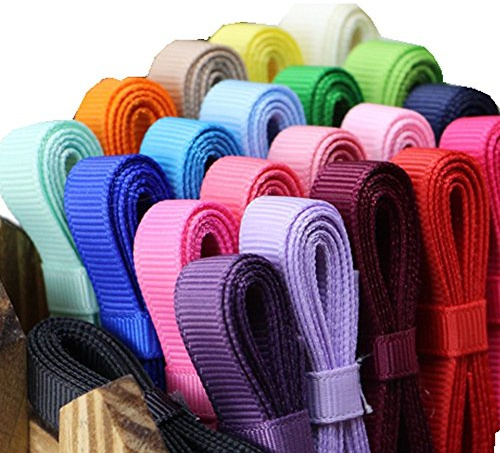 Rimobul 6mm Grosgrain Ribbon Collection 22 Colors - 1 Yard Per Color