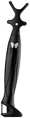 idi Toothbat - Wow Adult Floss Holder (Green/White/Black)-Patented Design Awards Winning Product, Easy, Comfort & Effective, Works Perfectly with Reach Waxed Nylon Floss (Black)