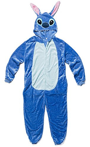 Katara 1744 - Costume Animale Pigiama intero Kigurumi Carnevale, Stitch - Taglia M