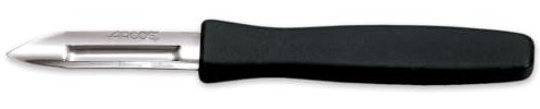Arcos Gadgets Professionali - Pelapatate Spelucchino Coltello per sbucciare - Lama Acciaio Inossidabile 60 mm - Manico Polipropilene Colore Nero