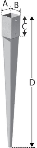 Simpson Impact Ground Sleeve, PPJE100/100/750G