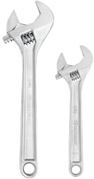 Crescent Adjustable Wrench Set - Home Improvement, Repair & Garage Hand Tools - Carded - 2 Piece Wrenches Set - 8 & 12 - AC2812VS