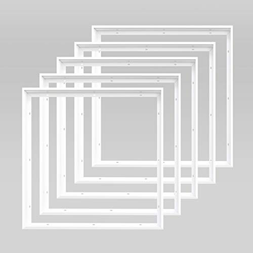 5x Steck-Aufbaurahmen 62x62 cm zur Aufputz-Deckenmontage