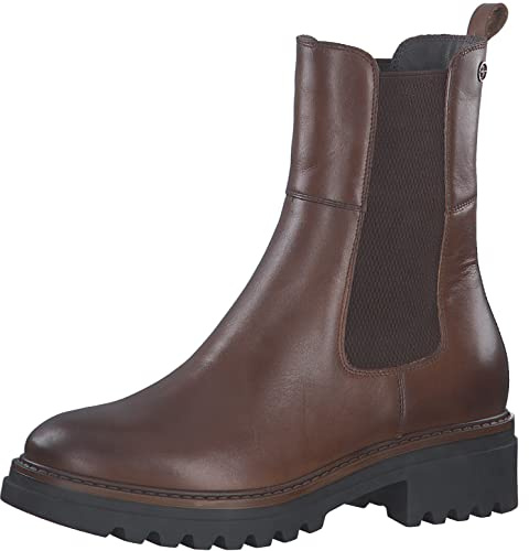Tamaris Bottes Chelsea pour femme 1-1-25433-29, Muscat marron., 38 EU