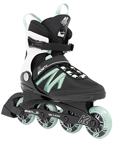 K2 Kinetic 80 Pro Sage Womens Inline Skates - Black/Sage / 10.0