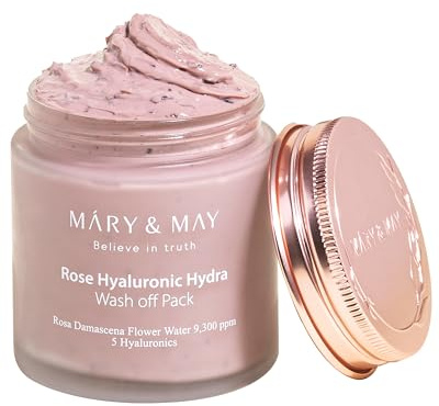 MARY & MAY Rose Hyaluronic Hydra Wash Off Pack (125 g)