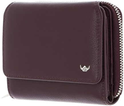 Golden Head Leder Geldbörse Madrid RFID Protect RV-Börse 3316 Aubergine dunkelviolett