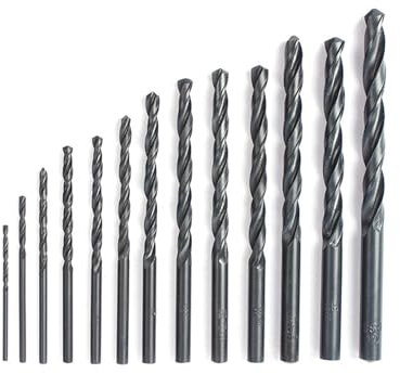 SNZ Set di 13 trapano, Punte Trapano Ferro, Punte Trapano Legno(Specifiche: Ø1,5/2/2,5/3/3.2/3.5/4/4.8/5/5/5,5/6/6,5 mm). Adatto per Ghisa, Ferro Sottile, Alluminio, Legno, Plastica, Ecc