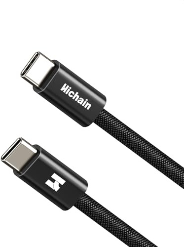 Hichain Cavo Usb C 65W Ricarica Veloce Cavo Usb Type-c 1m Usb-C Compatibile con iPhone16/15 Pro Max, Galaxy S24/S23, MacBook Pro/Air, iPad, Laptop ecc