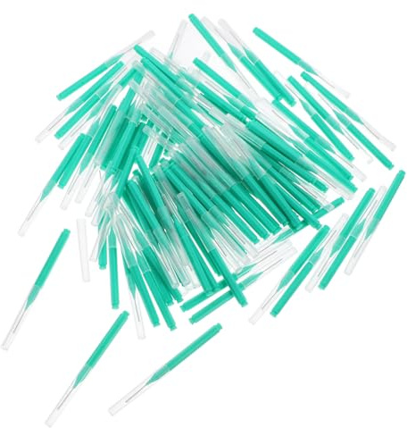 LOLIPPYY 100piezas Cepillos Interdentales Limpiador Para Cepillo De Dientes Portátil Herramienta De Limpieza