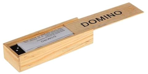 Klassiskt domino-spel med spelstenar – dubbelt sex-domino-set, familjespelkvällsset | bärbart spelstenssamlingsset, svart bärväska, dominos för barn och flickor, P